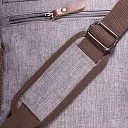 Чоловіча сумка через плече з текстилю 15х32х8 см Vintage 15х32х8 см sum0021450 - мініатюра 10