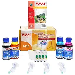 Комплект перезаправних картриджів WWM Epson C91/CX4300/T26/27/TX106/109 (RC.T092N)