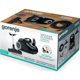 Пилосос Gorenje VCEA28GLBK (731459) [106349] - мініатюра 8