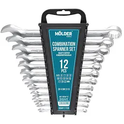 Набір ключів комбінованих ріжково накидних MOLDER 6-22 мм 12 шт Оригінал (MT58112)