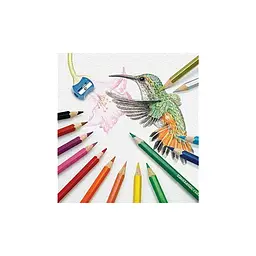 Олівці кольорові Faber-Castell Window Замок, металева коробка, 12 кольорів (115801) (27984) - мініатюра 3