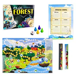 Настільна Гра-бродилка Trip Forest 30553 ігрове поле, 4 фішки, кубик - мініатюра 2