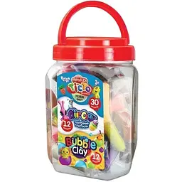 Креативна творчість Danko Toys 3в1: тісто для ліплення, повітряний пластилін, кульковий пластилін