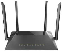 Бездротовий маршрутизатор D-Link DIR-825/RU/R4A AC1200, 1*GE WAN, 4*GE LAN, USB 2.0, 4 антени Black - мініатюра 2