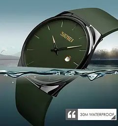Наручний кварцовий годинник Skmei 1509 Зелений - мініатюра 4