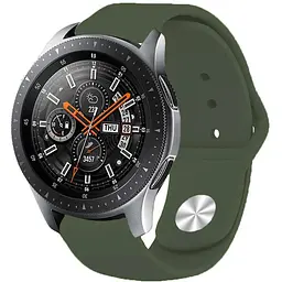 Силіконовий ремінець BeCover для Nokia / Withings Steel / Steel HR Khaki (706284) - мініатюра 3