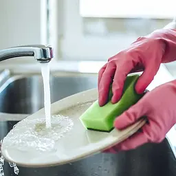 Губки для миття посуду Vileda Ultra Fresh антибактеріальні 2 шт (4023103200982) - мініатюра 3