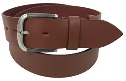 Широкий шкіряний ремінь під джинси Skipper 1496-50 Коричневий - мініатюра 3