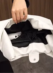 Жіноча сумка Sambag HOBO L біла 34 х 37 х 16 см (53300008) - мініатюра 7
