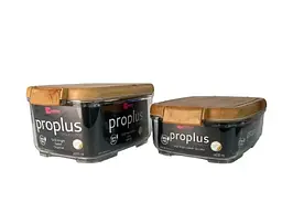 Набір контейнерів акрилових Motek ProPlus 2 шт прямокутної форми з бамбуковою кришкою на 1,4 л і 2 л (PRO-233В) - мініатюра 3