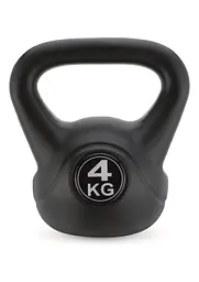 Гиря вінілова Gymtek 4кг чорний