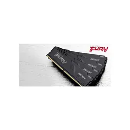 Модуль пам'яті для комп'ютера DDR4 16GB (2x8GB) 3200 MHz Black Kingston Fury (ex.HyperX) (KF432C16BBK2/16WP) - мініатюра 5