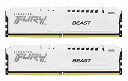 Модуль пам'яті Kingston Fury DDR5 64GB (2x32) 6000Mhz Beast White EXPO (KF560C36BWEK2-64)