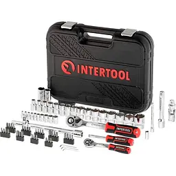 Набір інструментів Intertool Storm ET-8073 73шт [88332] - мініатюра 3