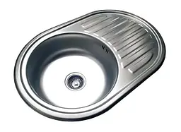 Кухонна мийка Romzha (Eko) Dana Textura RO49685, Сірий - мініатюра 5