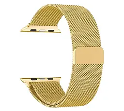 Міланський сітчастий ремінець Primo для Apple Watch 38 мм, 40 мм, 41 мм Gold - мініатюра 2