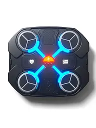 Музичний боксерський тренажер на стіну до 400 кг з Bluetooth та рукавичками, чорний (2488727294)