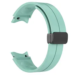 Ремінець для Samsung Galaxy Watch 4 Classic 42mm - бірюзовий ширина кріплення 20мм силікон Watchbands Cls-black (W33-3WB62202667) - мініатюра 3