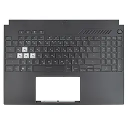 Верхня кришка для Asus FX517ZM FX507ZE, (топкейс+клавіатура, підсвічування 8pin, 90NR0951-R31UA0, Оригінал)