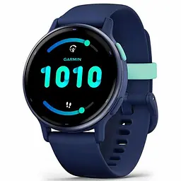 Смарт-часы Garmin vivoactive 5 Metallic Navy Aluminum Bezel with Navy Case and Silicone Band (010-02862-12/52)