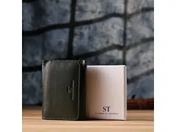 Маленький гаманець зручного формату з натуральної шкіри ST Leather 11.5х8х3 см acs0029650 - мініатюра 10