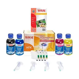 Комплект перезаправних картриджів WWM Epson Stylus SX125/SX130/SX235W (RC.T128Р)