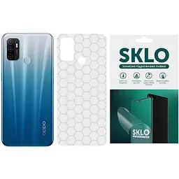 Захисна плівка SKLO Back (тил) Transp. для Oppo A5 (2020) / Oppo A9 (2020) Прозорий / Соты