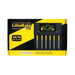 Зарядний пристрій LiitoKala Lii-S6, 6x(Lion/LiFePO4/NiMH/NiCd), Auto Polarity, Display+CAR charger - мініатюра 6