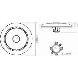 Світлодіодний ліхтар Videx SLP01 120W 3000/5000/6500K (VL-SLP01-120B) [144909] - мініатюра 5