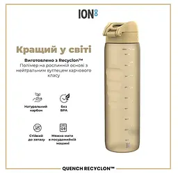 Пляшка для води ION8 1000 мл (ЕКО пляшка) BPA Free Desert (I8RF1000DES) - мініатюра 7