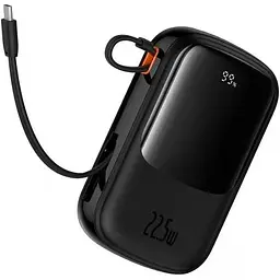 Акумулятор зовнішній Baseus QPow Pro FC з 2 вбудованими кабелями 20000 mAh 22.5 (P10067103113-00) - мініатюра 2