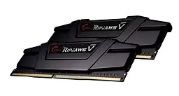 Модуль пам`ятi DDR4 2x32GB/3200 G.Skill Ripjaws V Чорний (F4-3200C16D-64GVK) - мініатюра 2