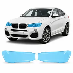 Антигравійна захисна бронеплівка за лекалами для BMW X4 F26 2014-2018 - оптика (фари та ПТФ)
