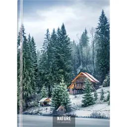 Блокнот Optima Nature of Ukraine: озеро А4, тверда обкладинка, 96 аркушів, клітинка (O20378-12)