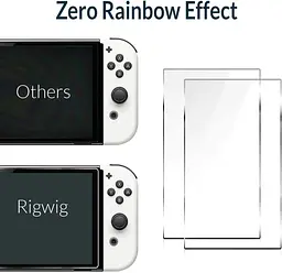 2-упаковка із загартованого скла для захисту екрану Nintendo Switch OLED - мініатюра 2