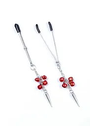 Затискачі для сосків Exclusive Nipple Clamps No.4 Fetish Boss Series (червоний) - мініатюра 5