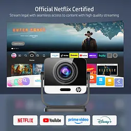 HP Проєктор HP MC475 FHD, 200 lm, LED, 0.8, WiFi, Smart - мініатюра 5