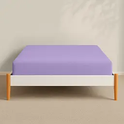 Простирадло Cosas на резинці фланель 100х200 lavender, лаванда (Flannel_25Lavender_100x200x20) - мініатюра 3
