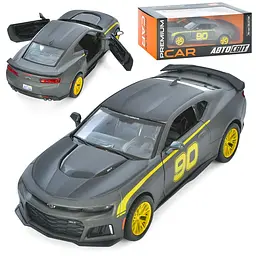 Машина АвтоМир 1:24 2017 Chevy Camaro ZL1, металл, двери открываются, резин. колеса (AP-1927)