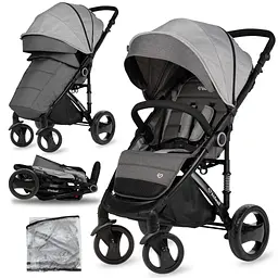 Прогулянкова коляска Kidwell Carell Light Gray - мініатюра 2