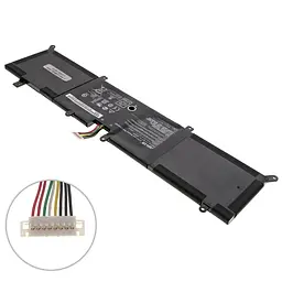 Акумулятор для ноутбука Asus C21N1423 (X302LA, X302LJ, X302UA, X302UJ) 7.6V 4840 mAh 38Wh Black (0B200-01360100) - мініатюра 2
