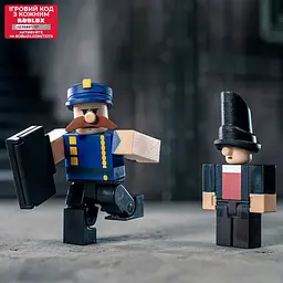 Колекційна фігурка ігрова Roblox Deluxe Mystery Pack Big Bank Robbery Edguard & Boz (ROB0583) - мініатюра 4
