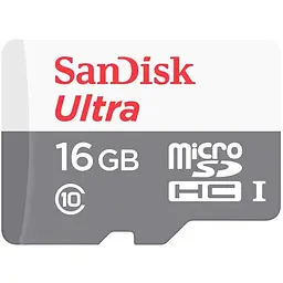 Карта пам'яті SanDisk Ultra microSDHC UHS-I 16GB (SDSQUNS-016G-GN3MN) - мініатюра 2