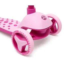 Самокат iSporter mini LED рожевий (M3Z_Pink) - мініатюра 11
