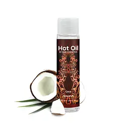 Їстівна масажна олія Nuei Hot Oil Кокос (100 мл): Зігріваючий ефект для масажу та тропічних поцілунків