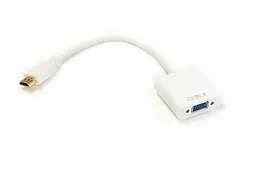 Кабель-перехідник PowerPlant HDXiaomi - VGA, 0.15м, позолочені конектори
