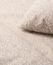 Комплект постільної білизни Полуторний 150х200 см Grandeco Cream SOHO pbe0050821 - мініатюра 3
