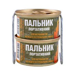 Комплект гель-палива Nowax Пальник портативний 2 шт + підставка (NX25244)