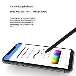 Стилус універсальний Bluefield для телефону планшет IOS/Android/Windows Чорний (4754545453) - мініатюра 2
