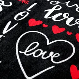 Плед Love You флісовий велсофт Love ly9135 150x200 см - мініатюра 2